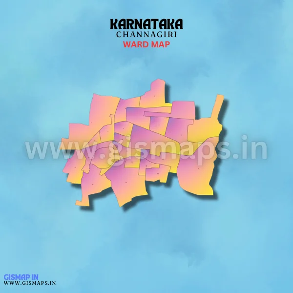 Channagiri Ward Map (Karnataka)